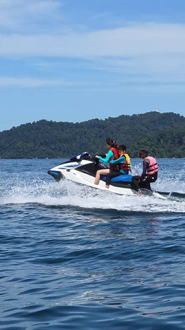 Island Hopping - Floating Club House @ Gaya Island + Sapi Island