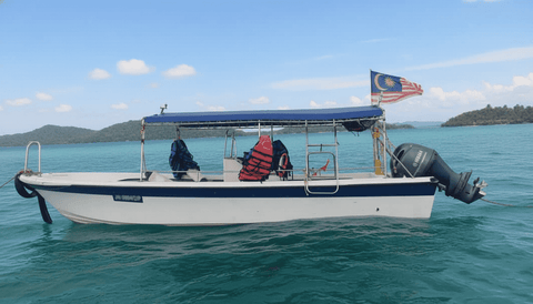 Island Hopping - Floating Club House @ Gaya Island + Sapi Island