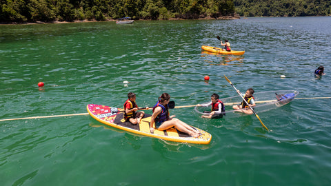 Island Hopping - Floating Club House @ Gaya Island + Sapi Island