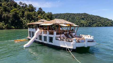 Island Hopping - Floating Club House @ Gaya Island + Sapi Island