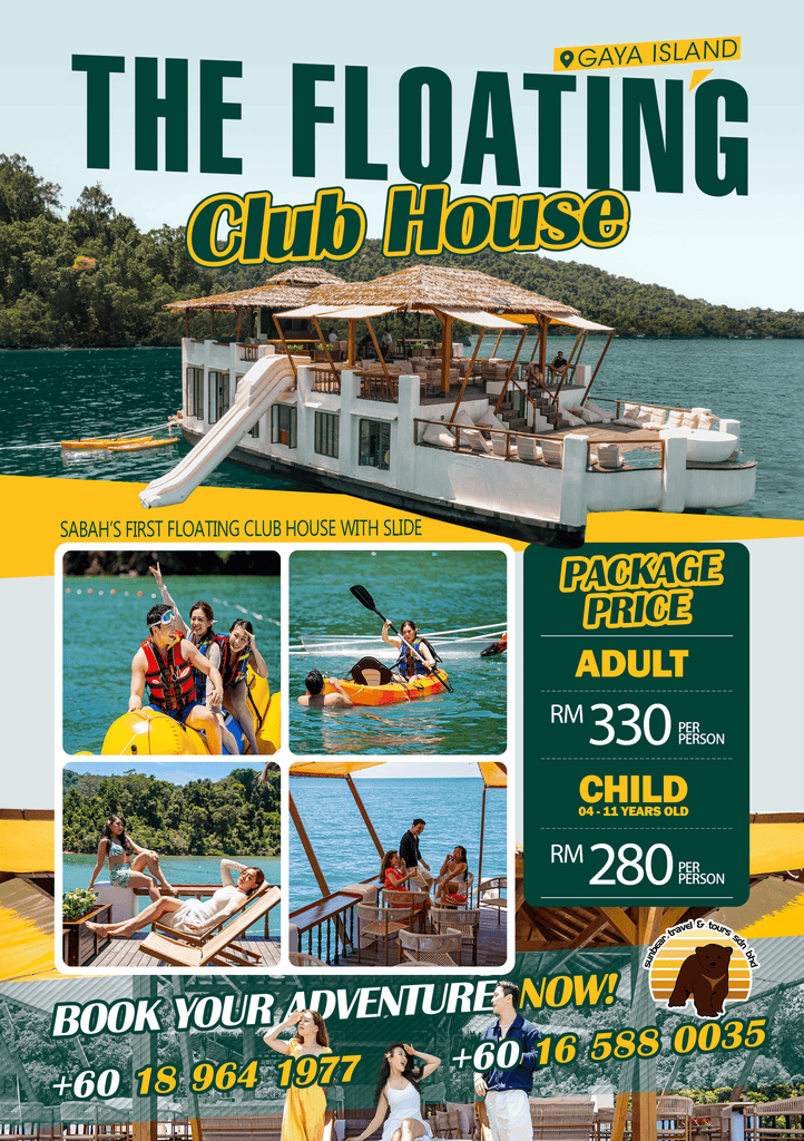 Yacht Island Cruise - Tunku Abdul Rahman Park 5 Islands + Floating Club House @ Gaya Island