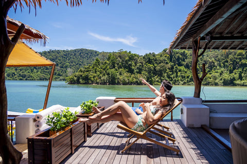 Yacht Island Cruise - Tunku Abdul Rahman Park 5 Islands + Floating Club House @ Gaya Island