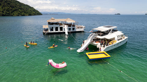 Yacht Island Cruise - Tunku Abdul Rahman Park 5 Islands + Floating Club House @ Gaya Island