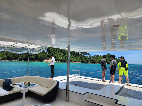 Yacht Island Cruise - Tunku Abdul Rahman Park 5 Islands + Floating Club House @ Gaya Island