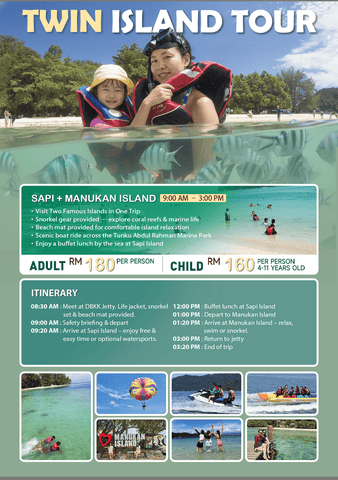Sapi & Manukan Island Day Tour